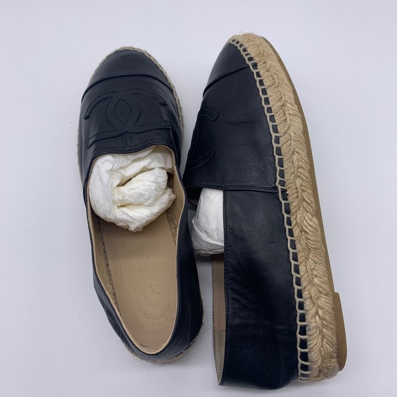 Chanel Lambskin Espadrilles - Picture 2 of 7